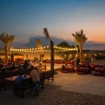 A well-organized premium desert camp with ample seating, avoiding the overcrowding of cheap tours.