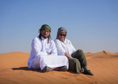 Taurean Coppin in trawey desert safari