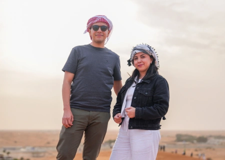 Carolina in the Trawey Desert